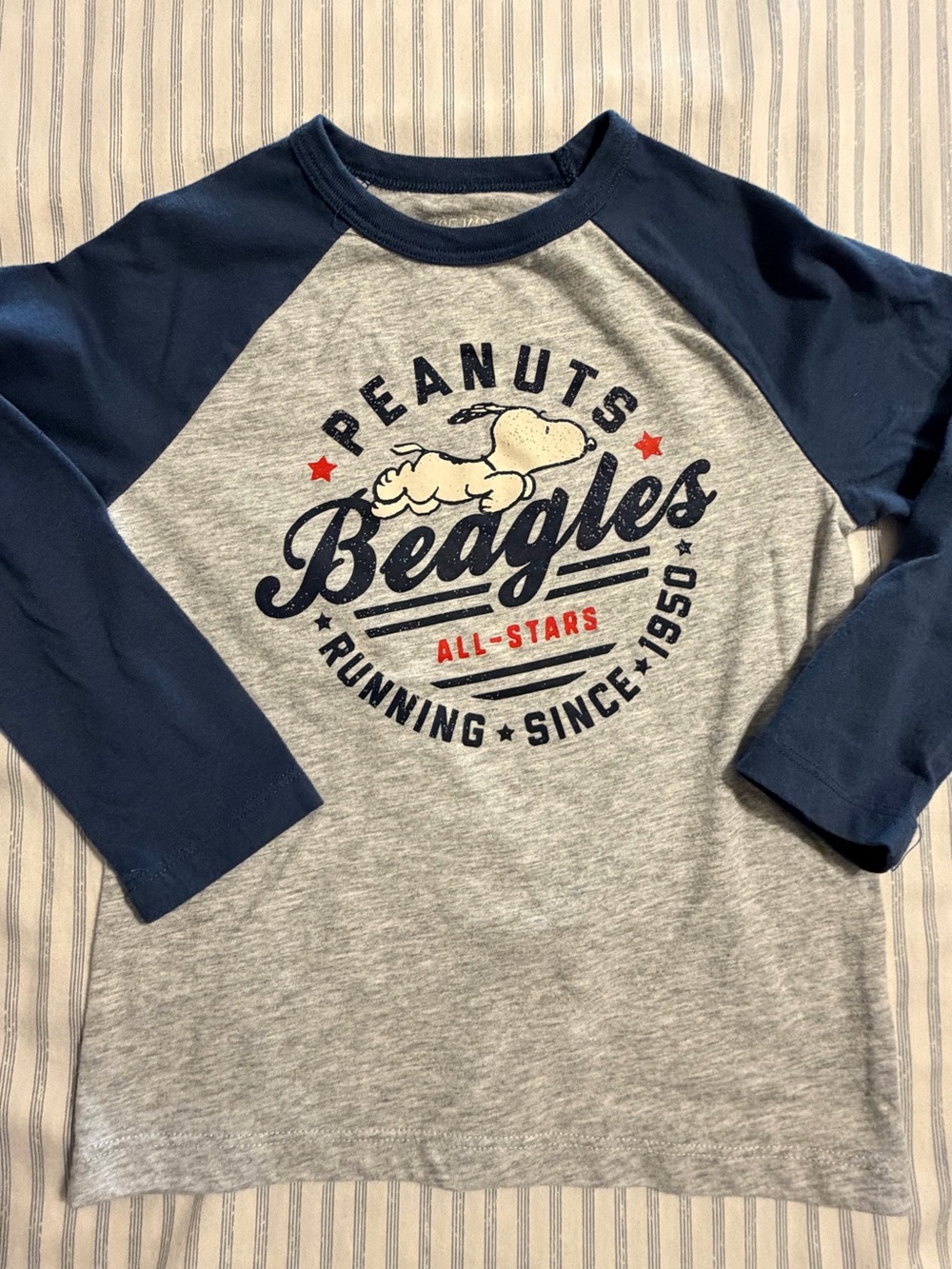 2 for$6✨Garanimals Peanuts Graphic Long Sleeve Tee, Size 4